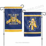 Free Design Promotional 300D Polyester Personalized Garden Flag with high quality and any size