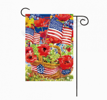 полиэстер пользовательских благодарения садовые флаги для продажи