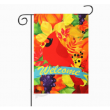 300D Polyester Decorative Outdoor Rainbow Garden Flag with high quality and any size