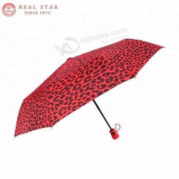 RST 2019 hot sale high quality automatic 3 fold umbrella gift sunshade umbrella and your logo