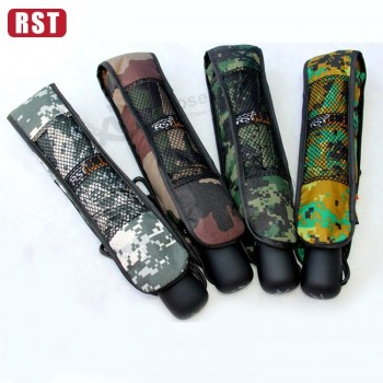 RST Hot New Products Innovation Folding Camouflage bag Umbrella with umbrella bag and your logo