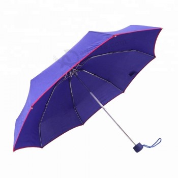 RST real star umbrella 19 inches fashionable solid color ladies 5 fold small mini umbrella with your logo
