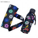 Erste 19 Zoll Blumenmuster Handtasche Regenschirm Größe 5 Falten Regenschirm Taobao Regenschirm