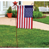 Stampa a sublimazione prezzo personalizzato bandiere giardino americano