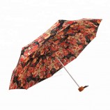 Rst flor design cinco guarda-chuva dobrável flor decoração qualidade produtos chineses pequeno guarda-chuva