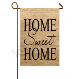 Widely Used Blank Garden Yard Burlap Flags with high quality and any size
