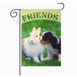 Digital printing newly exquisite easter garden flag with high quality and any size