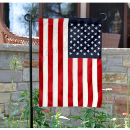 Impression professionnelle drapeau national de jardin des Etats-Unis drapeau de jardin simple