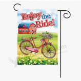 Double Sides Printed Seasonal Garden Decorative Flag with high quality and any size