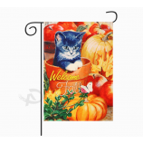 Happy Halloween Garden Flag With Flag Pole with high quality and any size