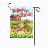 Competitive price garden flags advertising flag gardening with high quality and any size