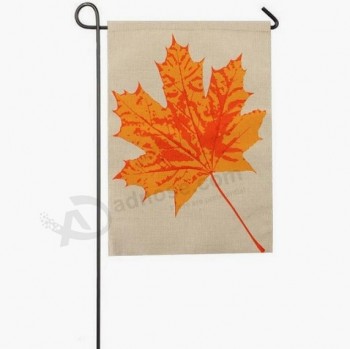 Decorative yard flags custom burlap yard flags with any size