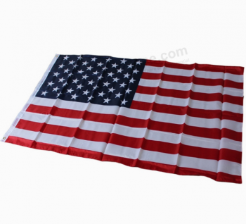 Factory price custom polyester national flag american flag