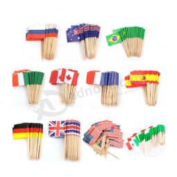 Hot selling custom paper flags of the world