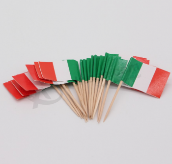 Bandera de papel de la magdalena recoge cócteles palillos de dientes banderas