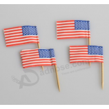 Cake topper gors usa mini tandenstoker vlag