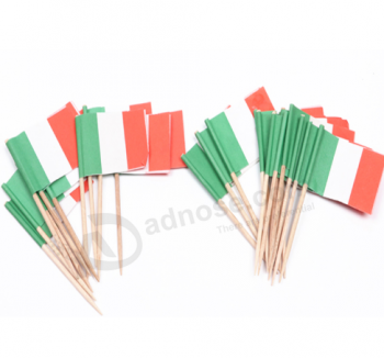 フラグtoppersビュッフェサンドイッチ木製の爪楊枝の旗の棒
