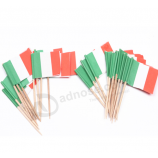 Drapeau toppers buffet cure-dents en bois baguettes de drapeau