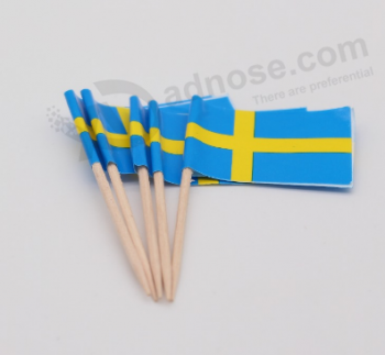 Decoration paper printing wooden flag toothpicks