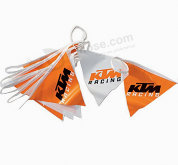 Decorative pe/pvc/paper durable flags bunting flags with high quality and any size