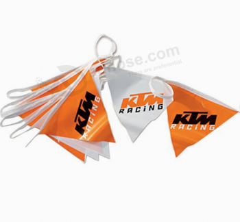 Decorative pe/pvc/paper durable flags bunting flags