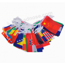 World cup top 32 country team bunting banner flag decoration banner bunting flag with high quality and any size
