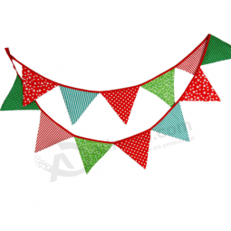 Party wedding decorative string flag fabric bunting flags