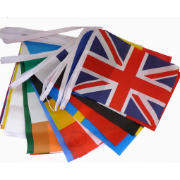 Promotie decoratie polyester verenigd koninkrijk bunting vlaggen