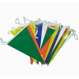 Bandera de cuerdas de plástico impermeable. Bandera de cuerdas. Fábrica