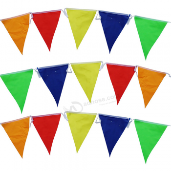 Fanion de fête en plein air banderole drapeaux de triangle