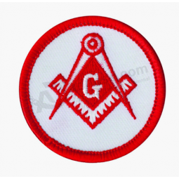 Factory made round embroidered patch for sale
