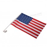Wholesale Blank White Flags Custom Vehicle Window DIY Flags Car Window Flag with your logo