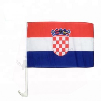 12"x18" Croatia Country Car Window Vehicle Flag for Festival,Celebration and National Day with your logo