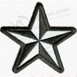 Insigne de vêtement sur le logo de verrouillage étoile brodée patch