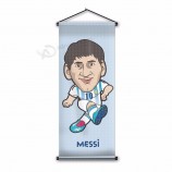 Partidos festivais arte padrão figura única lionel messi parede decorativo lembranças decorações quarto calor sublimação bandeira