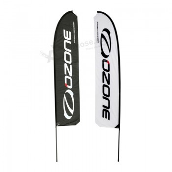 Wholesale custom high quality Advertising display feather flag/flag banner with your logo
