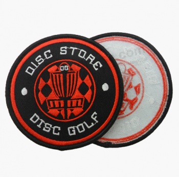 Wholesale custom school logo garment embroidery patch