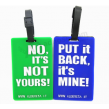 硅橡胶行李标签/带表带的硅橡胶袋标签