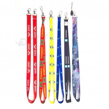 2018 hot sale factory supply competitive price custom silk screen printed lanyard