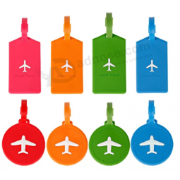 Promotional gift silicone travel luggage tags wholesale