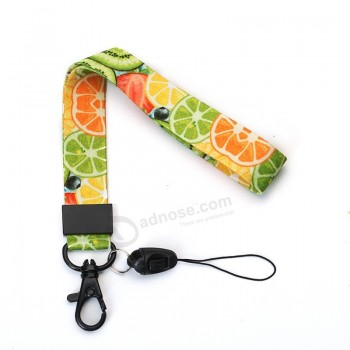 Mobile phone lanyard,cell phone lanyard Carton Flower for Iphone with your logo