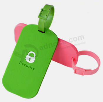 Custom Size Soft PVC ID Card Luggage Tag Custom