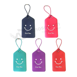 Factory direct sale custom soft plastic luggage tags