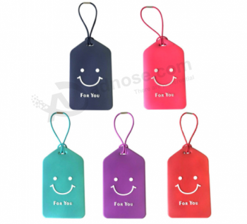 Factory direct sale custom soft plastic luggage tags