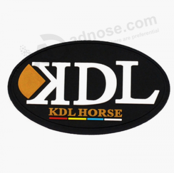 La migliore vendita personalizzata logo distintivo 3d in gomma morbida pvc