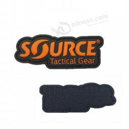 3D Embossed Name Logo Soft Rubber Clothing Patch