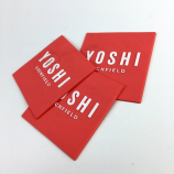 Círculo personalizado al por mayor coser en parches de pvc suave