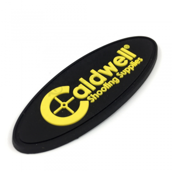 3D Raised Logo Soft Silicone Patches Wholesale