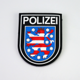 Mode entworfene geprägte Kleidungsstückgummisilikonetikettenflecken