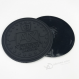 Runde form benutzerdefinierte 2d logo name gummi pvc patch
